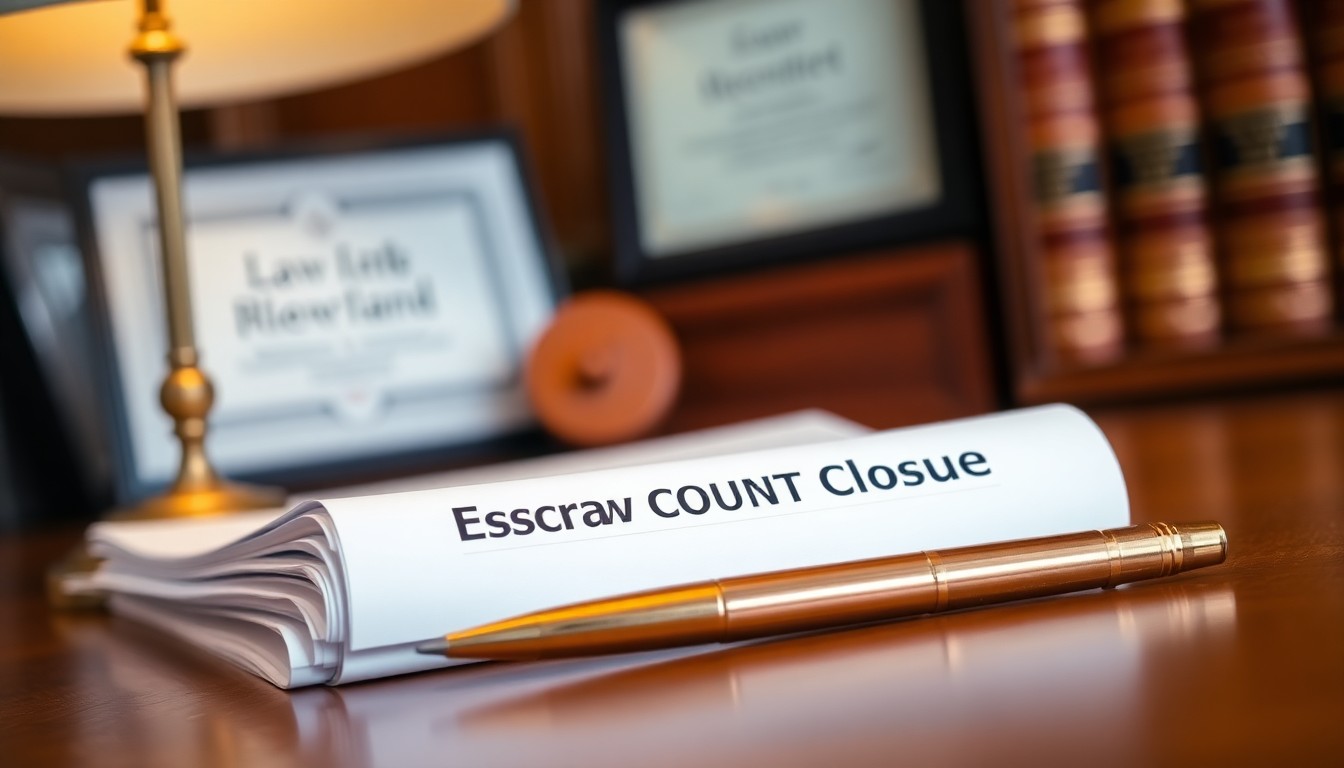 Le processus de clôture d'un compte séquestre expliqué