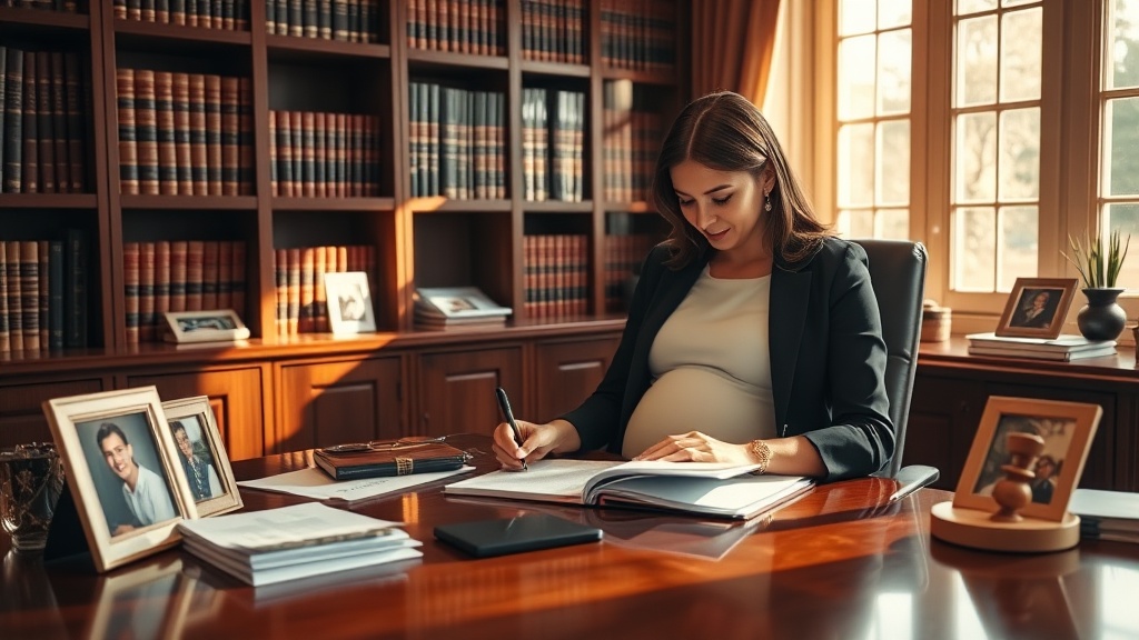 Avocate enceinte : pourquoi le soutien familial est crucial